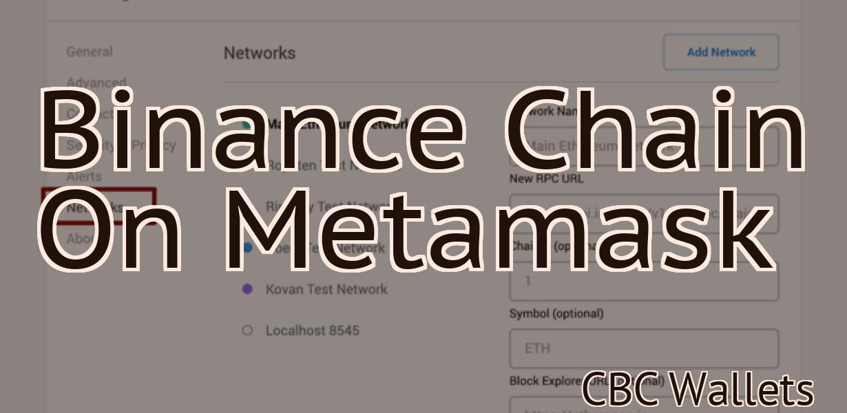 Binance Chain On Metamask