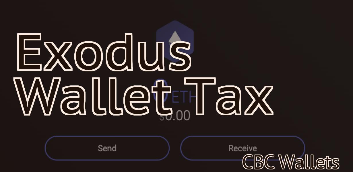 Exodus Wallet Tax