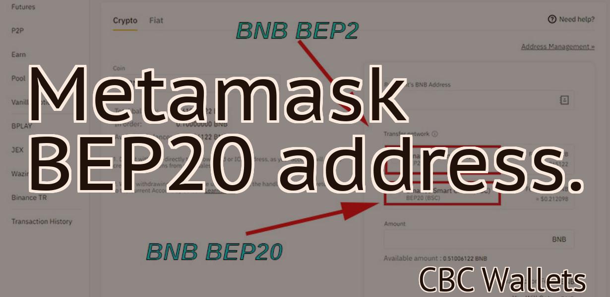 Metamask BEP20 address.