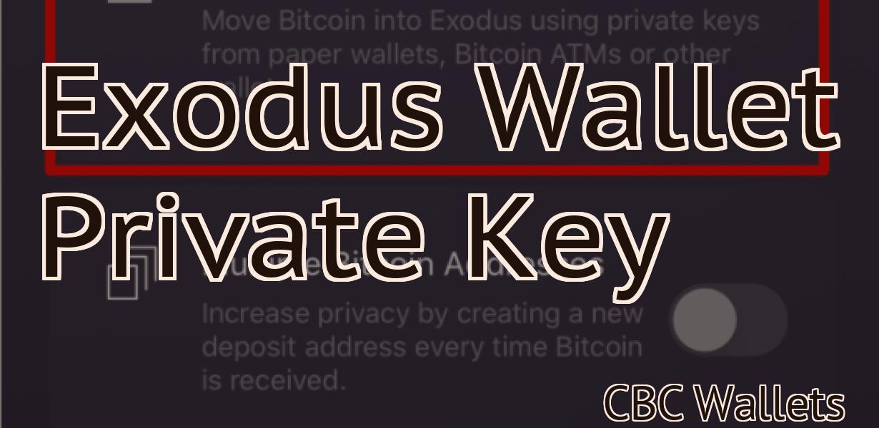 Exodus Wallet Private Key