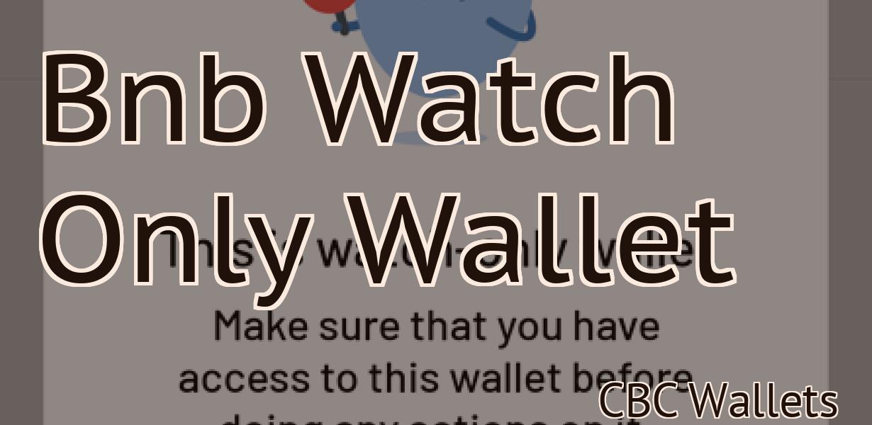 Bnb Watch Only Wallet