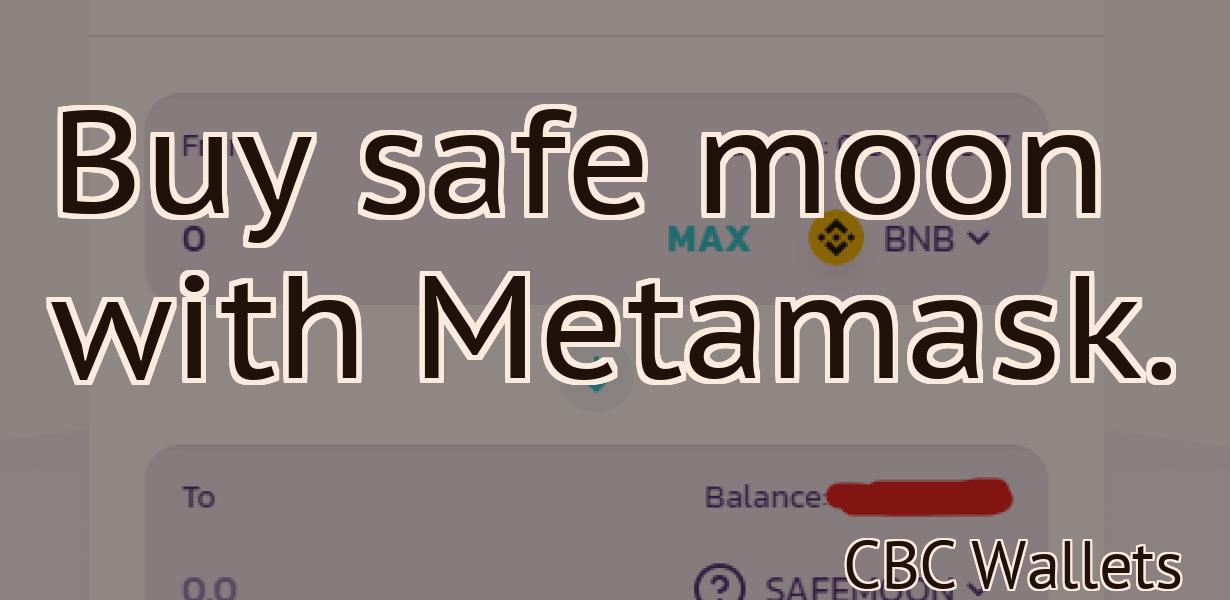 Buy safe moon with Metamask.