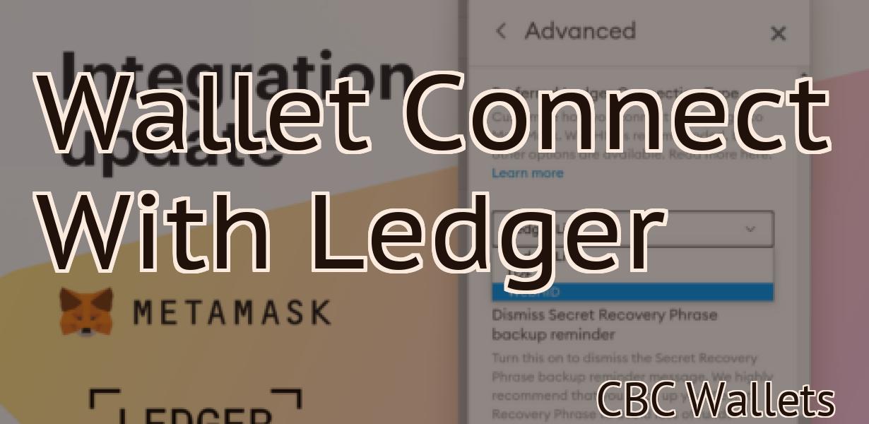 Wallet Connect With Ledger