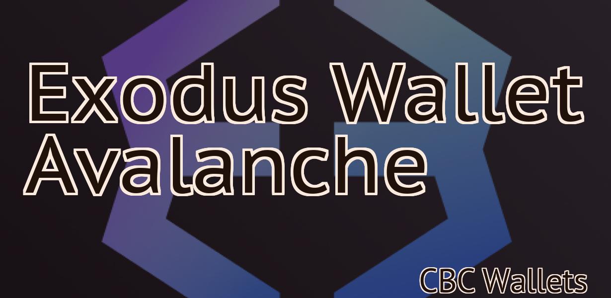 Exodus Wallet Avalanche
