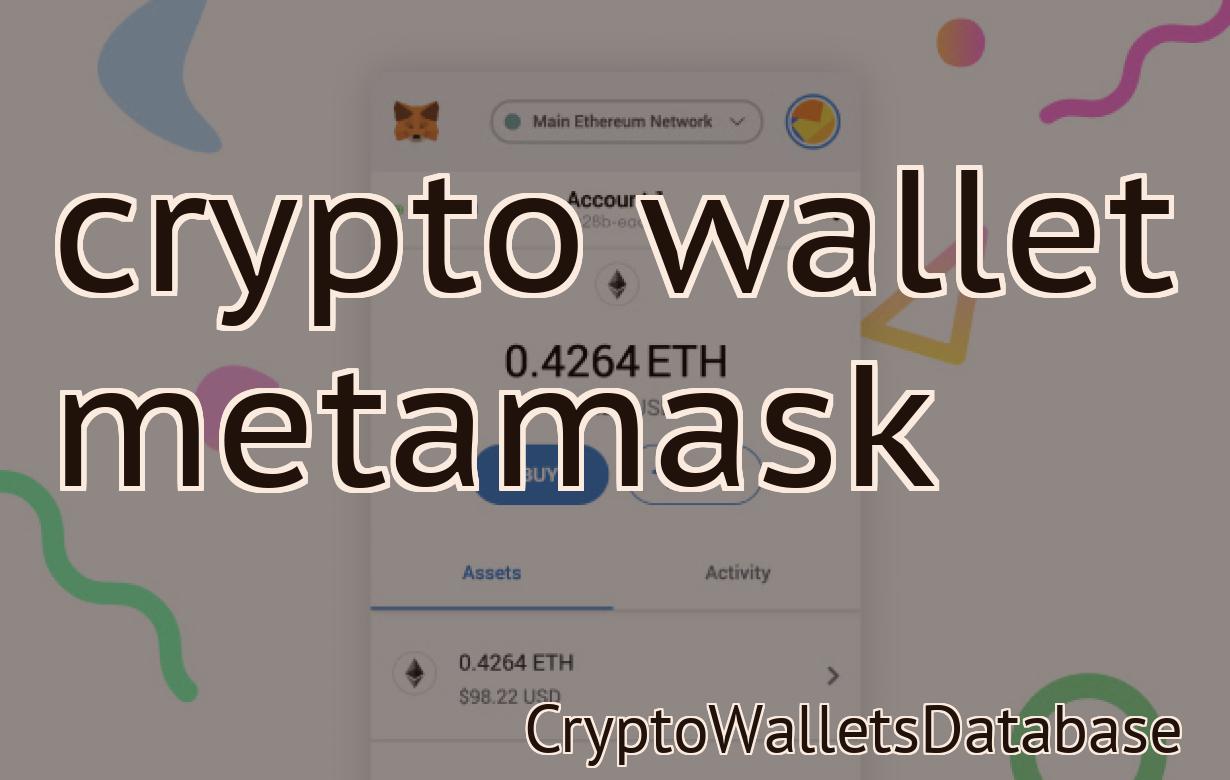 crypto wallet metamask