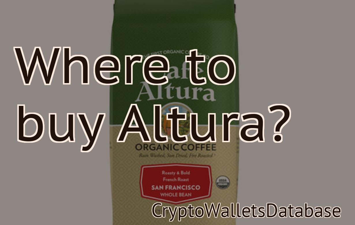 Where to buy Altura?