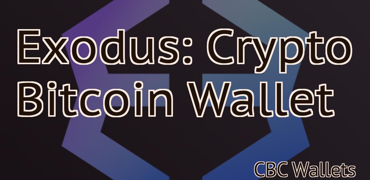 Exodus: Crypto Bitcoin Wallet