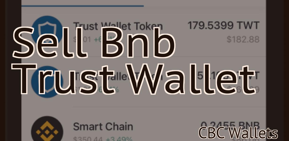 Sell Bnb Trust Wallet