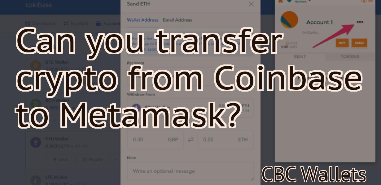 Can you transfer crypto from Coinbase to Metamask?