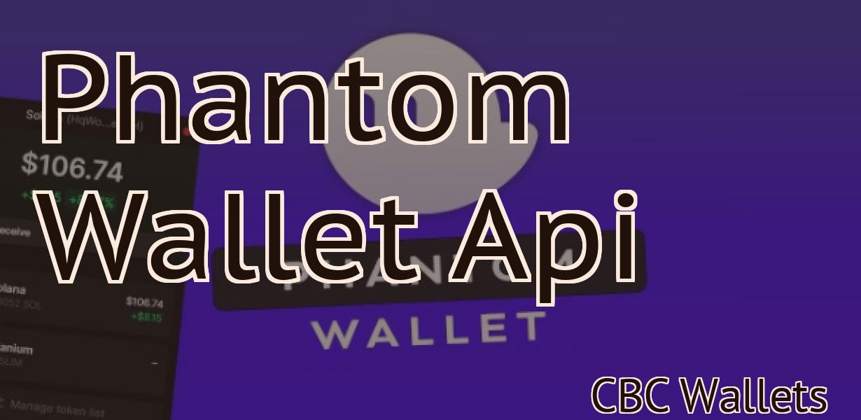 Phantom Wallet Api