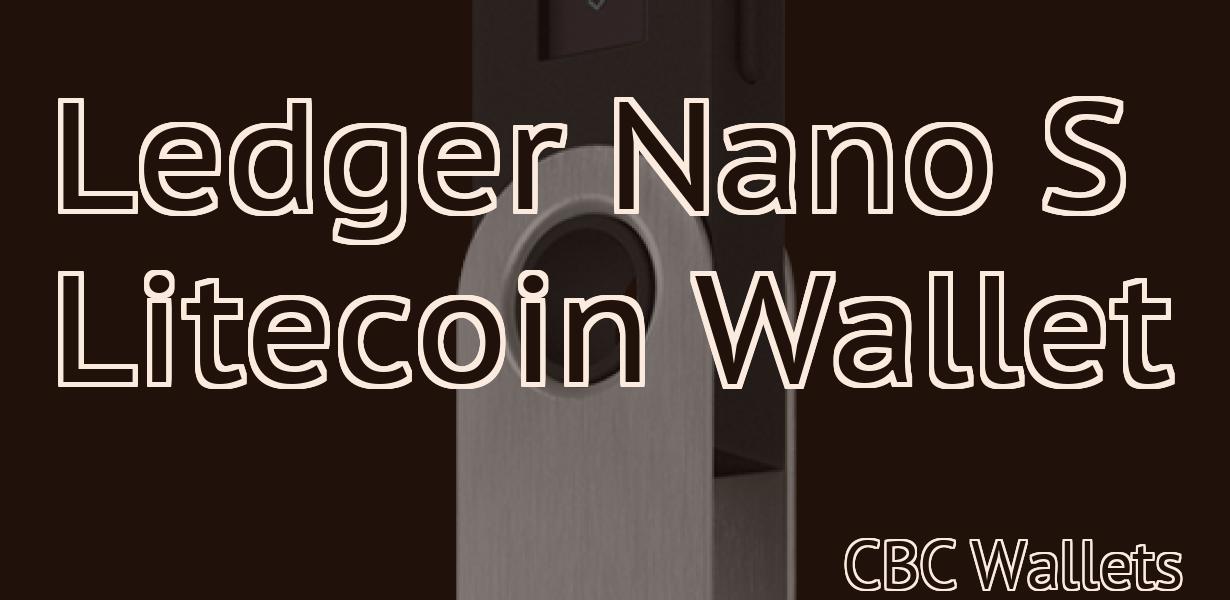 Ledger Nano S Litecoin Wallet