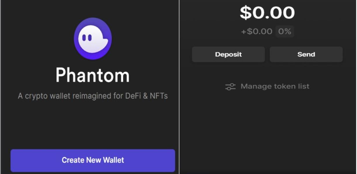 Phantom wallet not showing bal