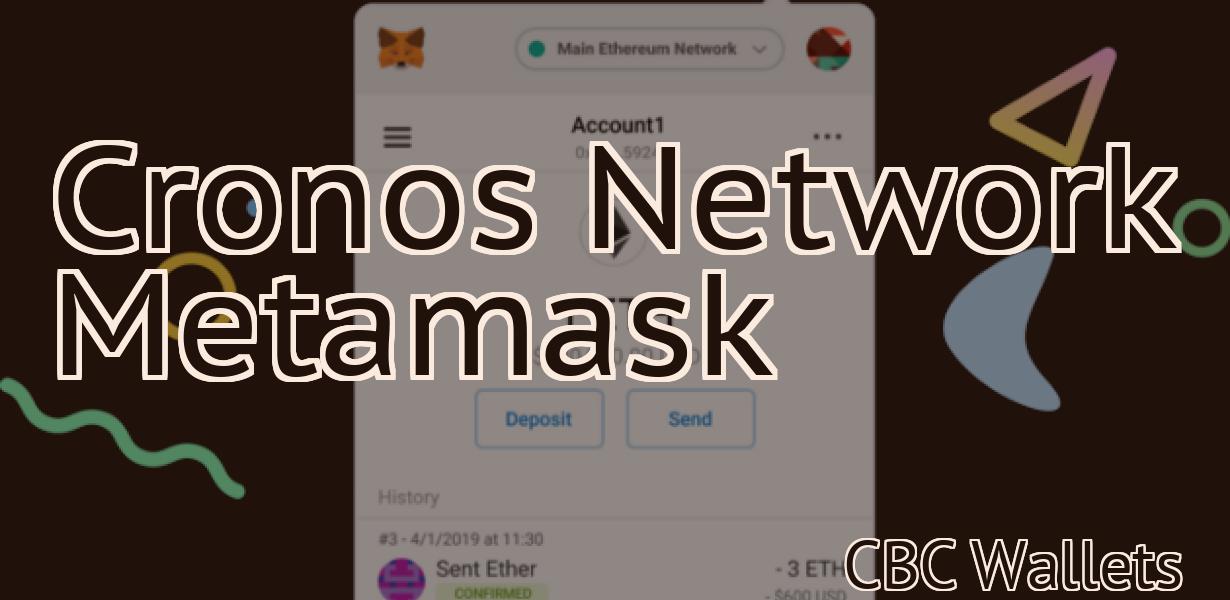 Cronos Network Metamask