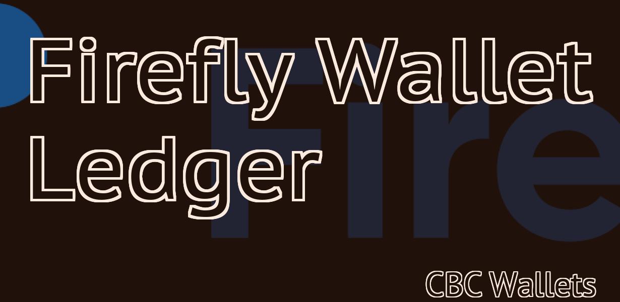 Firefly Wallet Ledger