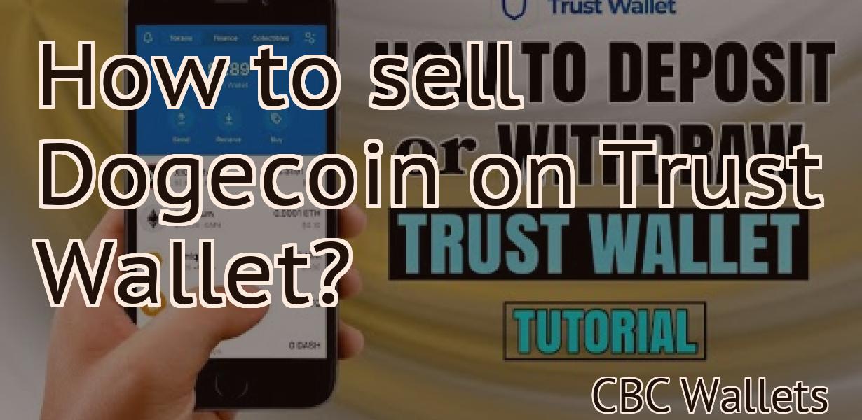 How to sell Dogecoin on Trust Wallet?