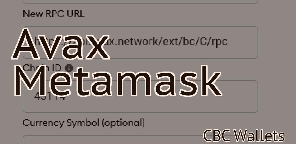 Avax Metamask