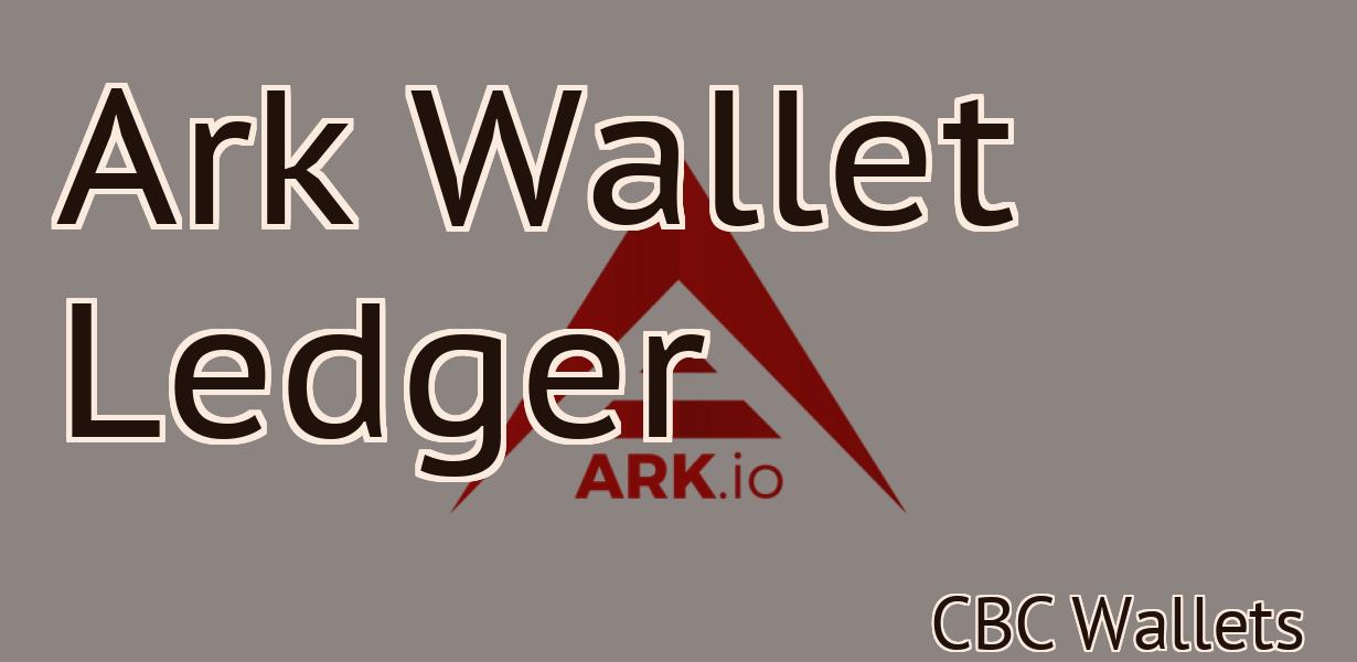 Ark Wallet Ledger