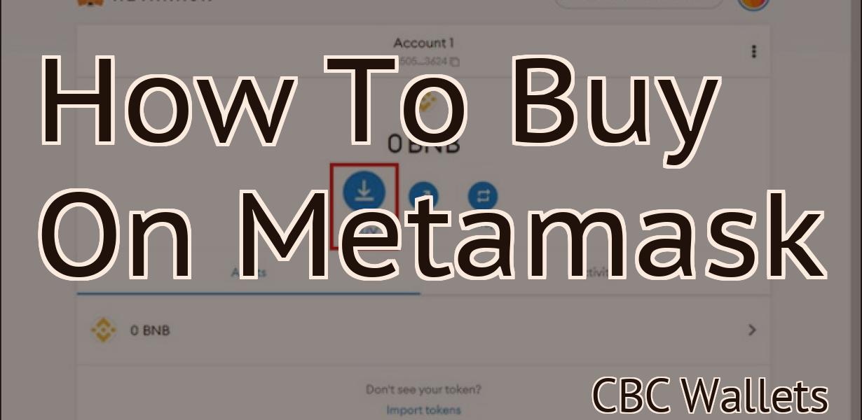 How To Buy On Metamask
