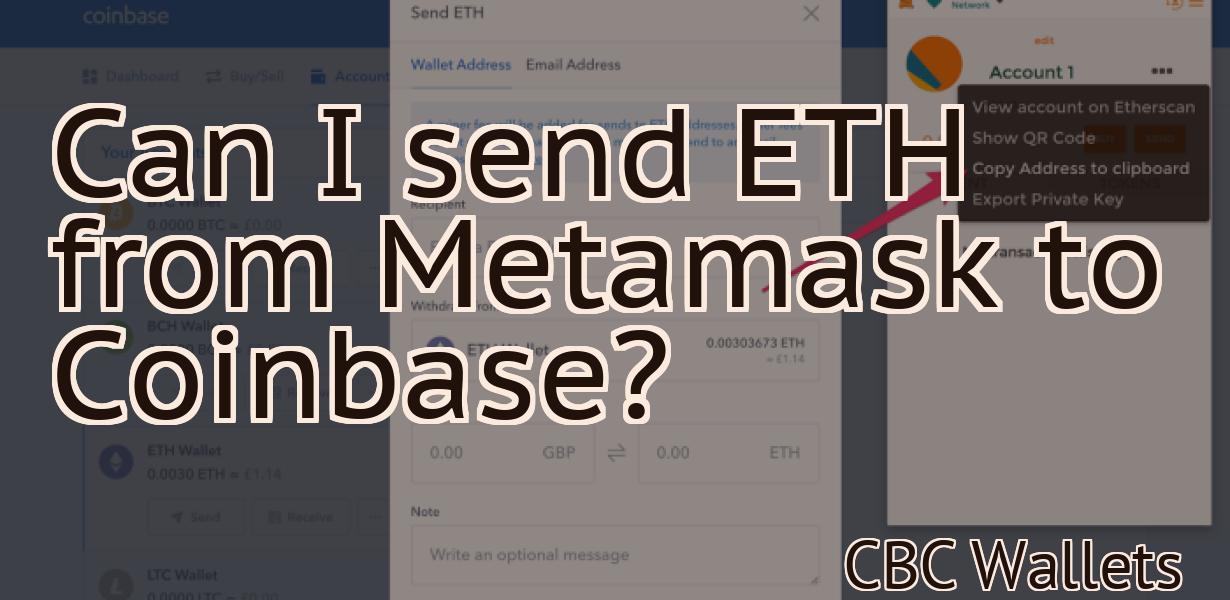 Can I send ETH from Metamask to Coinbase?