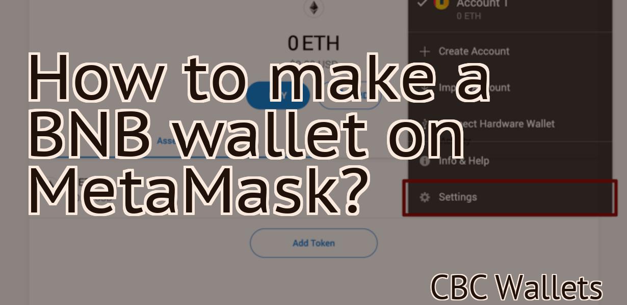 How to make a BNB wallet on MetaMask?