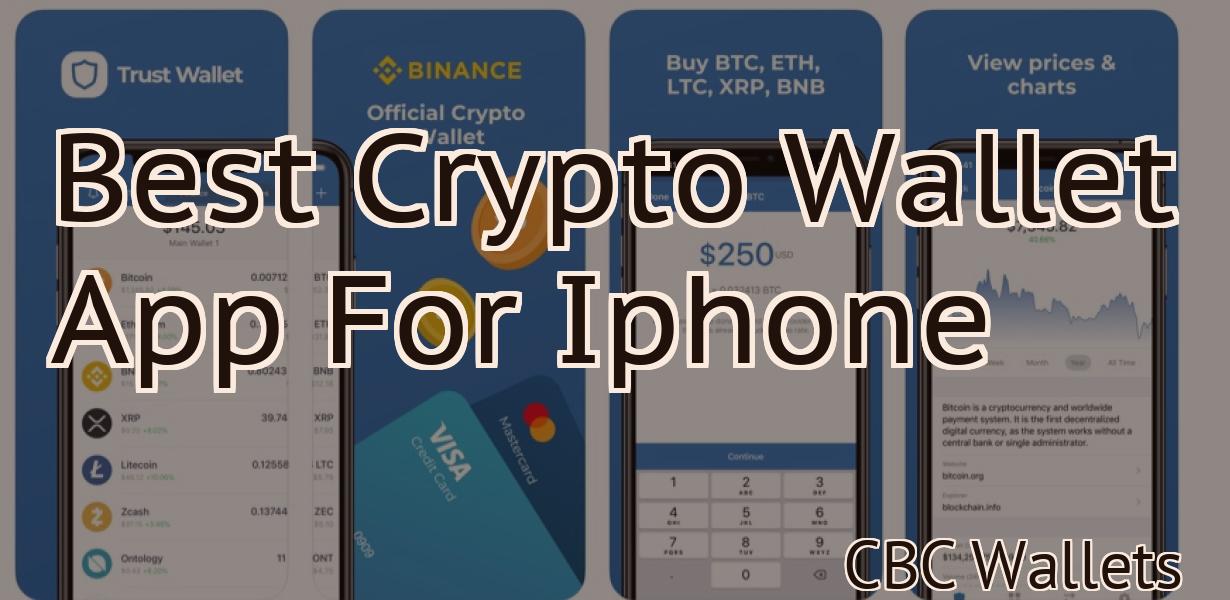Best Crypto Wallet App For Iphone