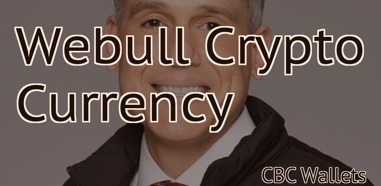 Webull Crypto Currency