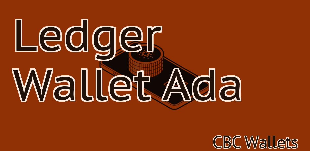 Ledger Wallet Ada