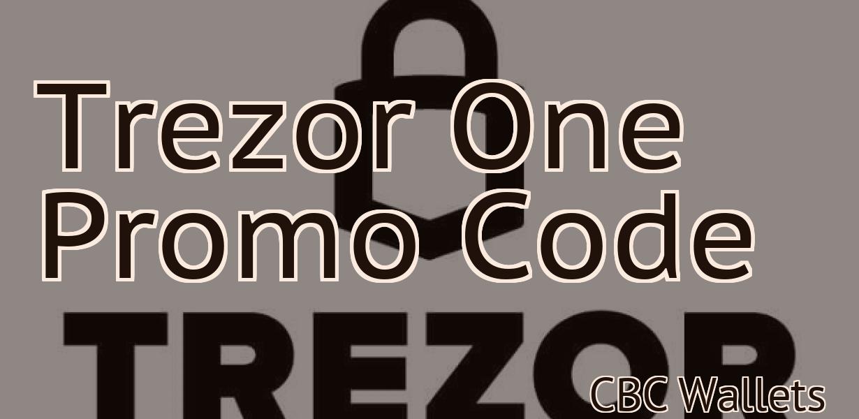 Trezor One Promo Code