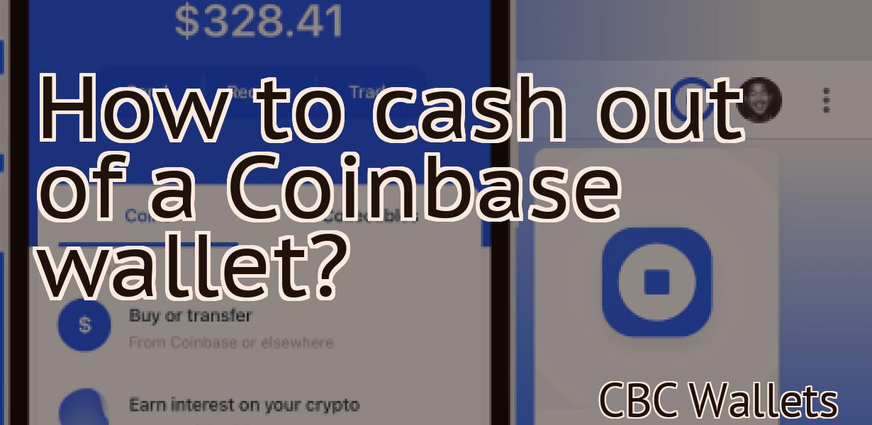 How to cash out of a Coinbase wallet?