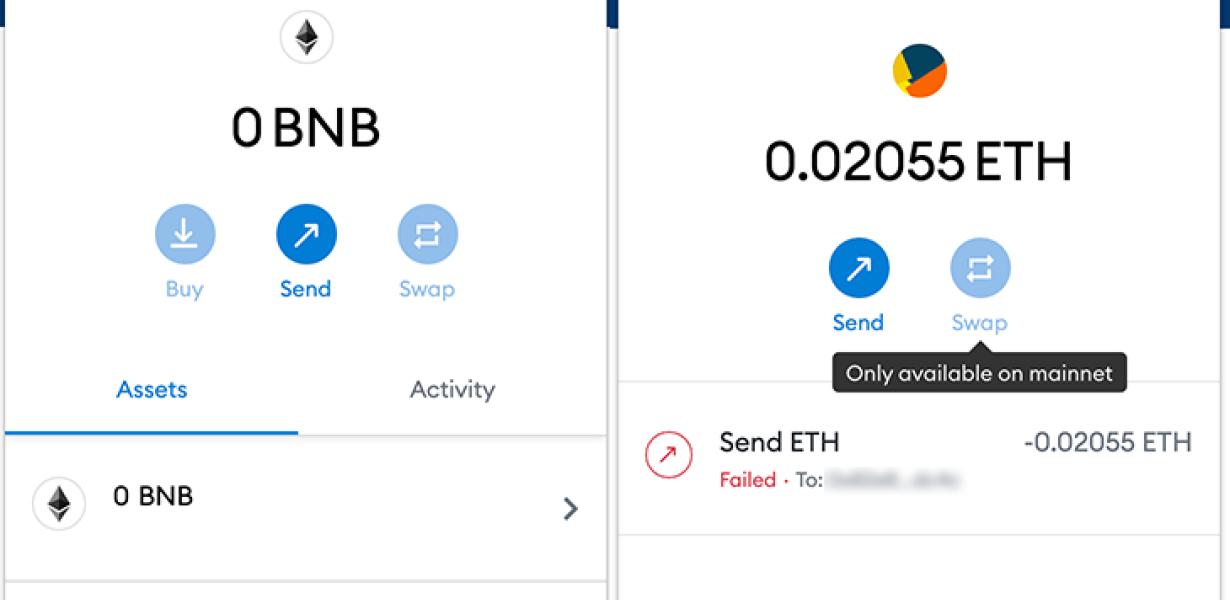 How to swap BNB for ETH on Tru
