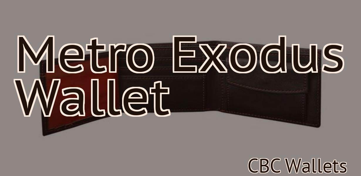 Metro Exodus Wallet