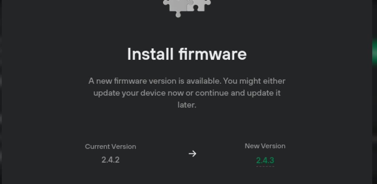 Trezor Firmware Update: New Fe