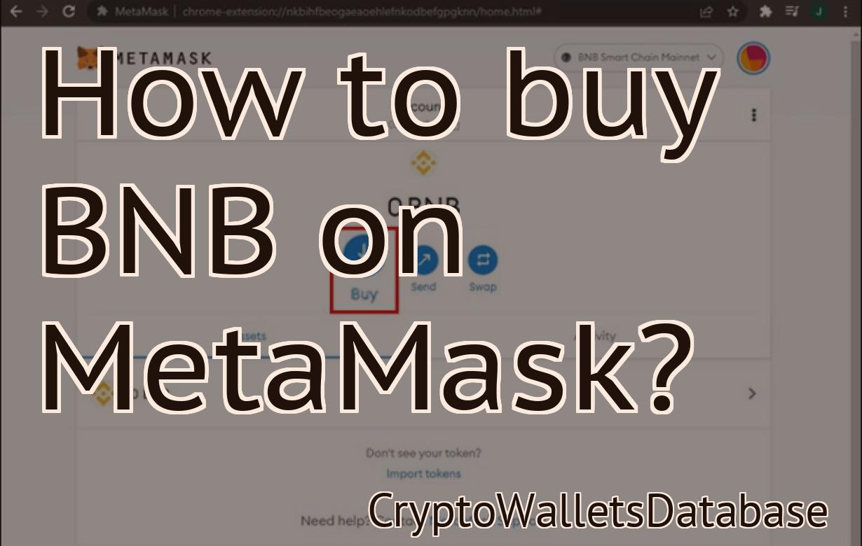 How to buy BNB on MetaMask?