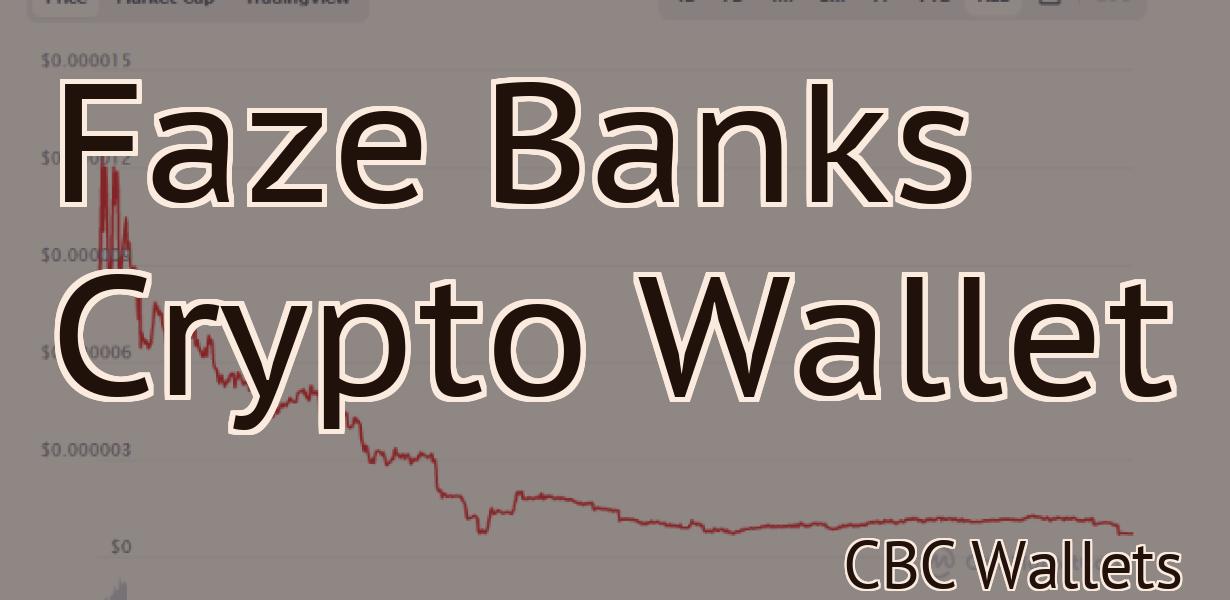 Faze Banks Crypto Wallet