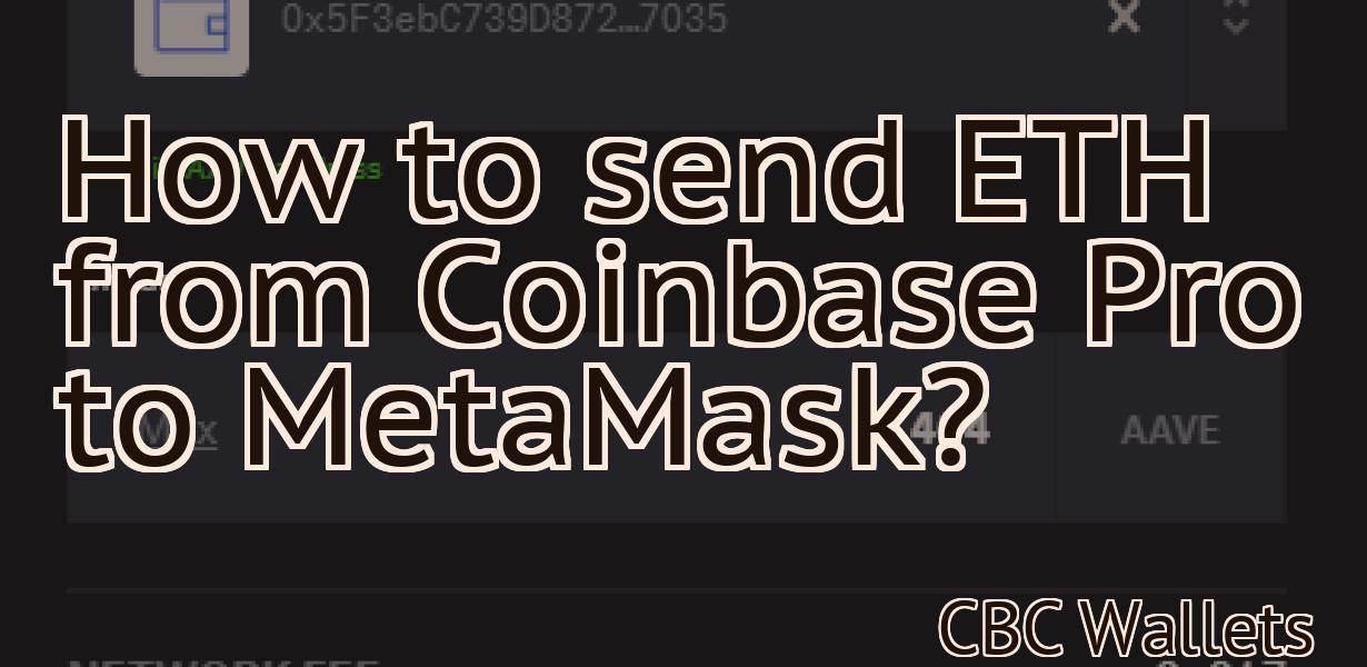 How to send ETH from Coinbase Pro to MetaMask?