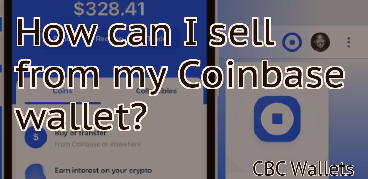 How can I sell from my Coinbase wallet?