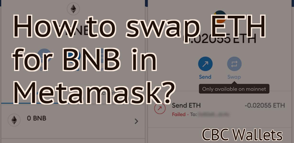 How to swap ETH for BNB in Metamask?
