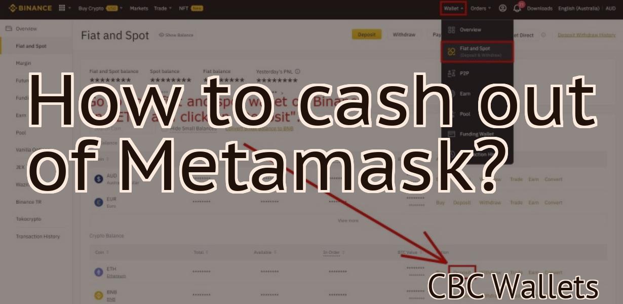 How to cash out of Metamask?