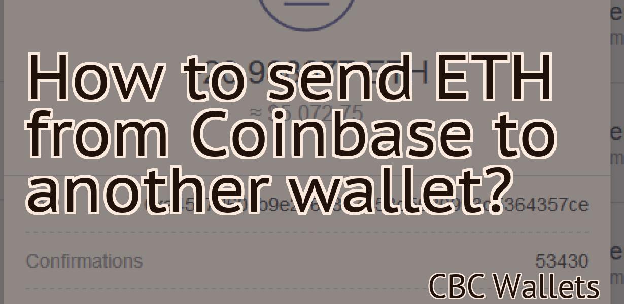 How to send ETH from Coinbase to another wallet?