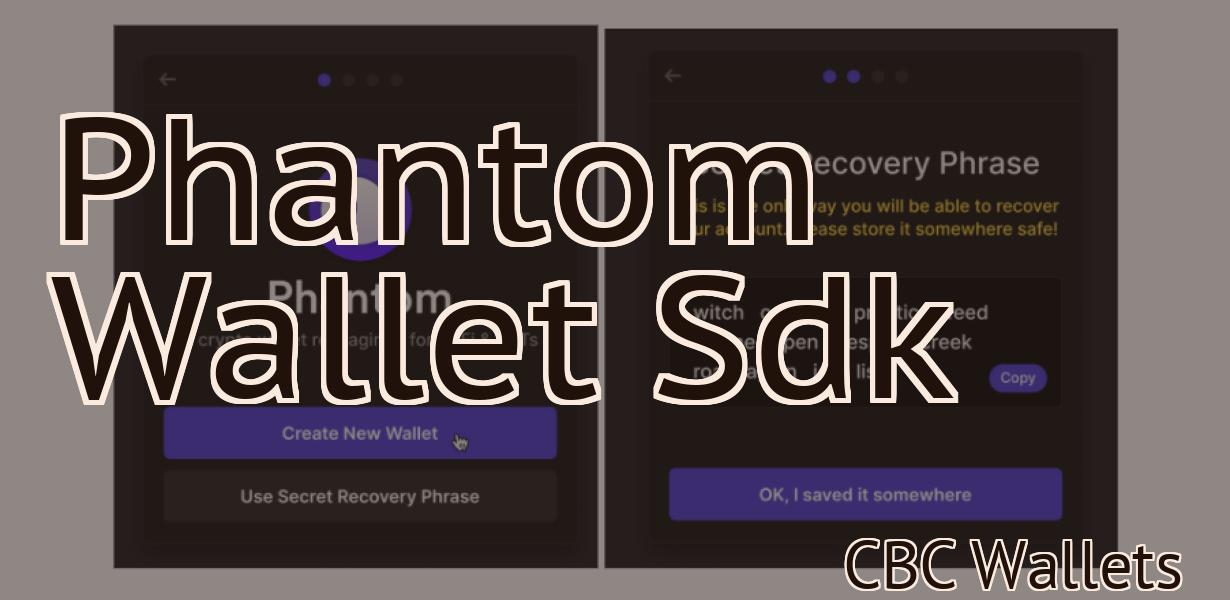 Phantom Wallet Sdk
