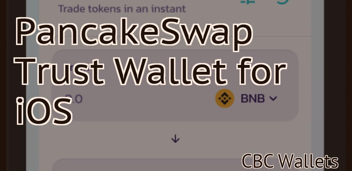 PancakeSwap Trust Wallet for iOS