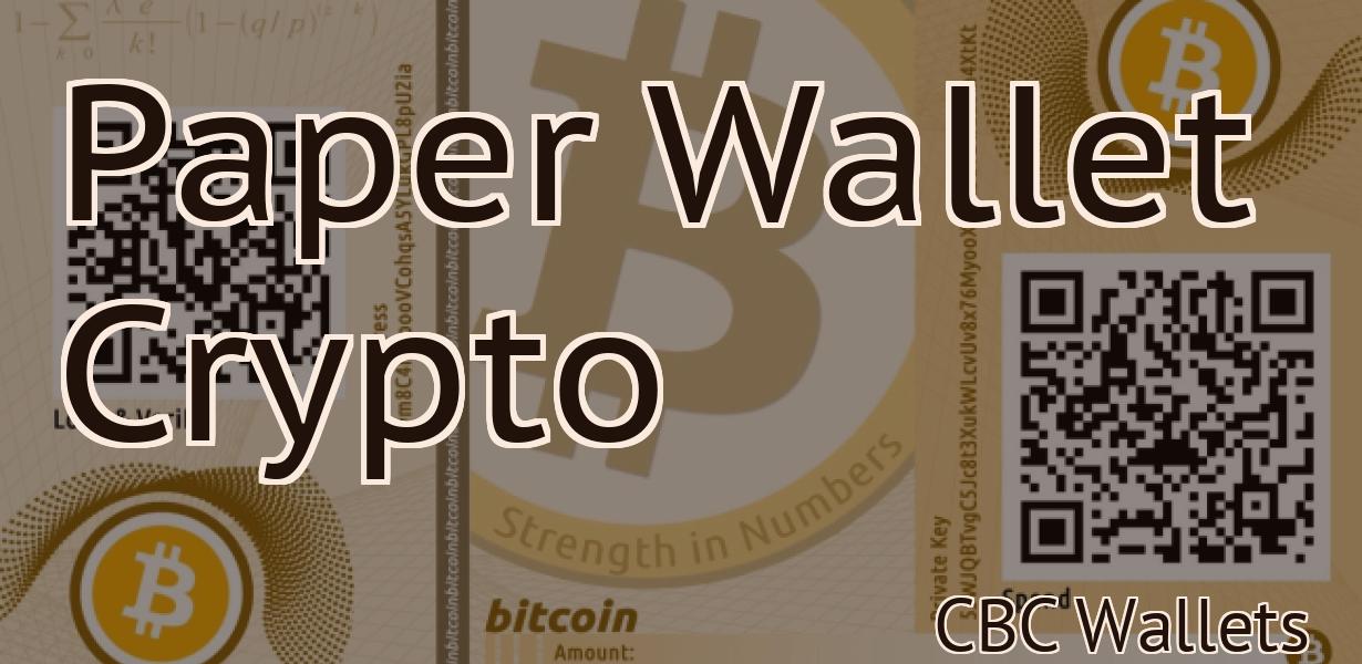 Paper Wallet Crypto