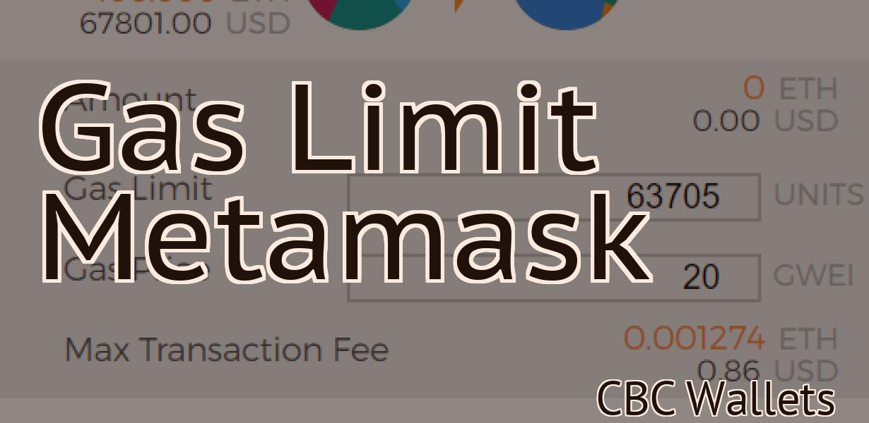 Gas Limit Metamask