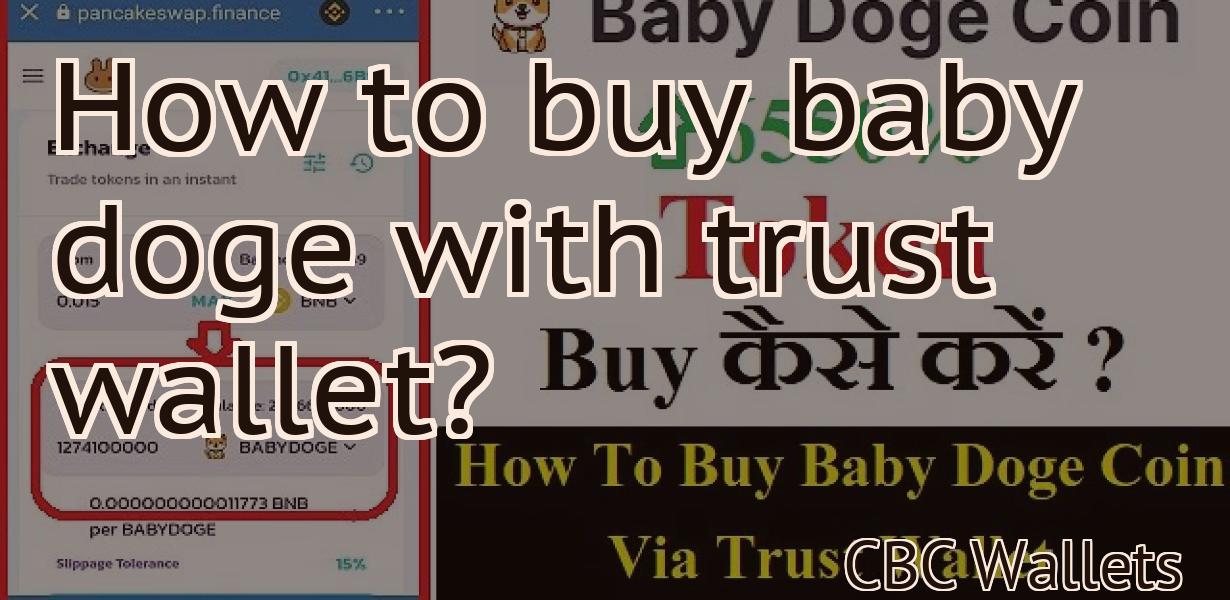 How to buy baby doge with trust wallet?