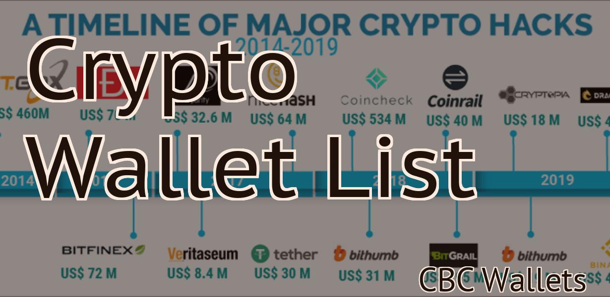 Crypto Wallet List