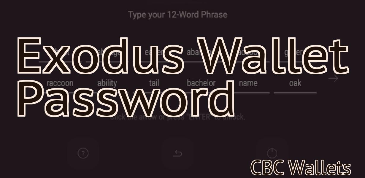 Exodus Wallet Password
