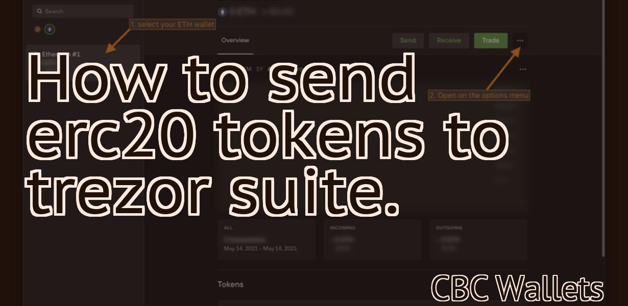 How to send erc20 tokens to trezor suite.