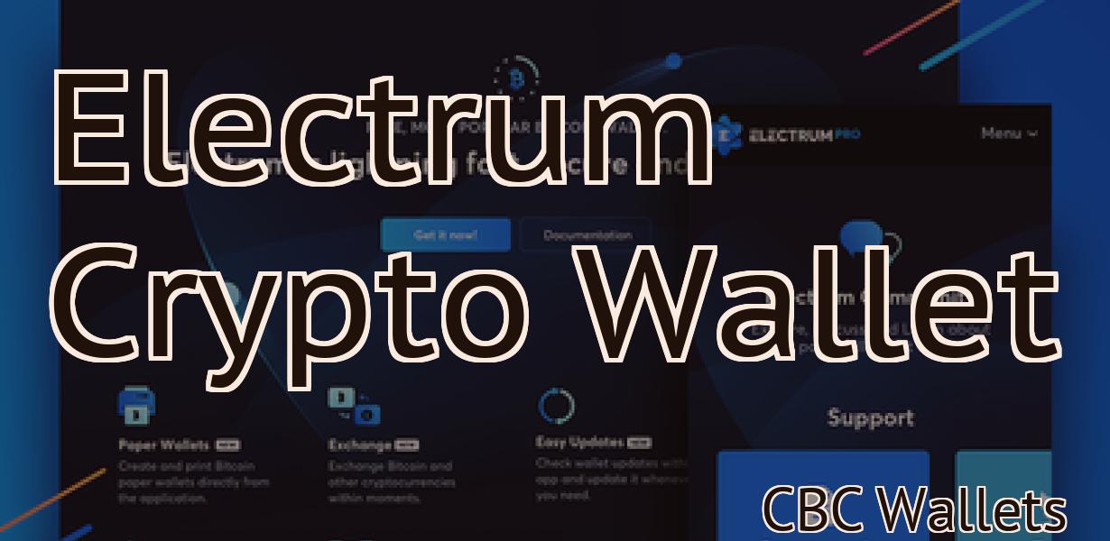Electrum Crypto Wallet