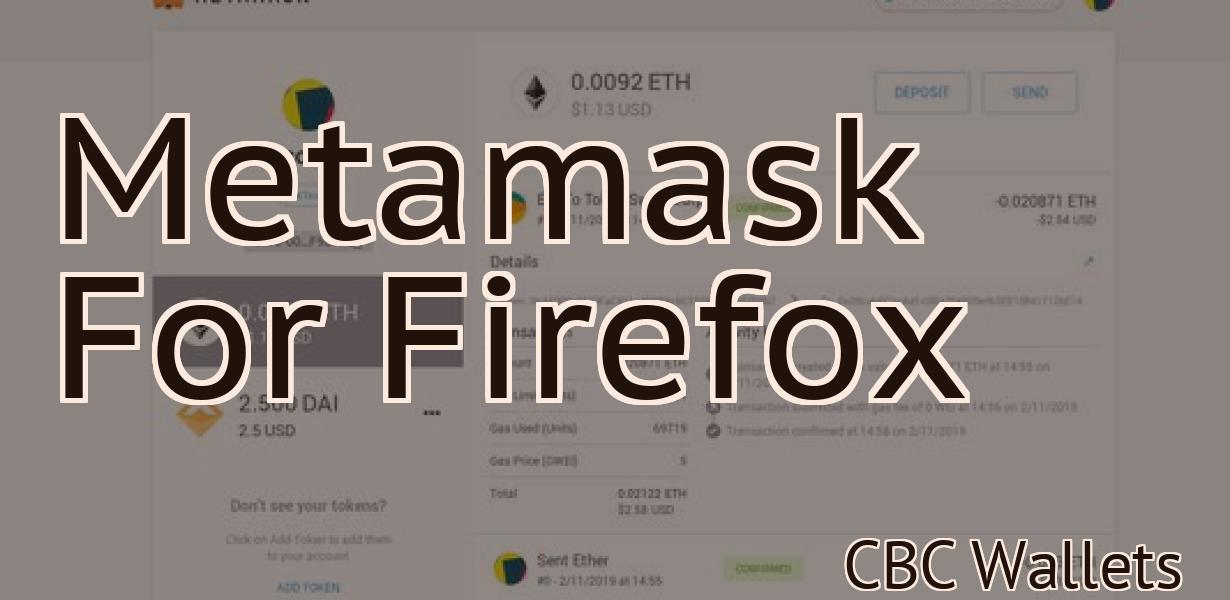 Metamask For Firefox