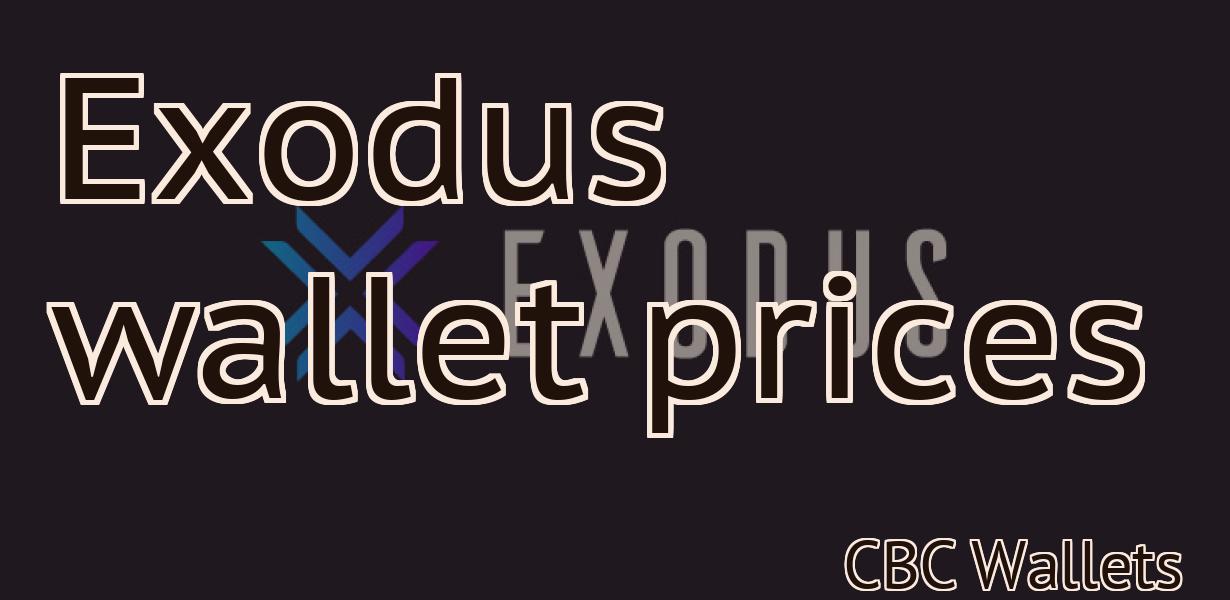 Exodus wallet prices